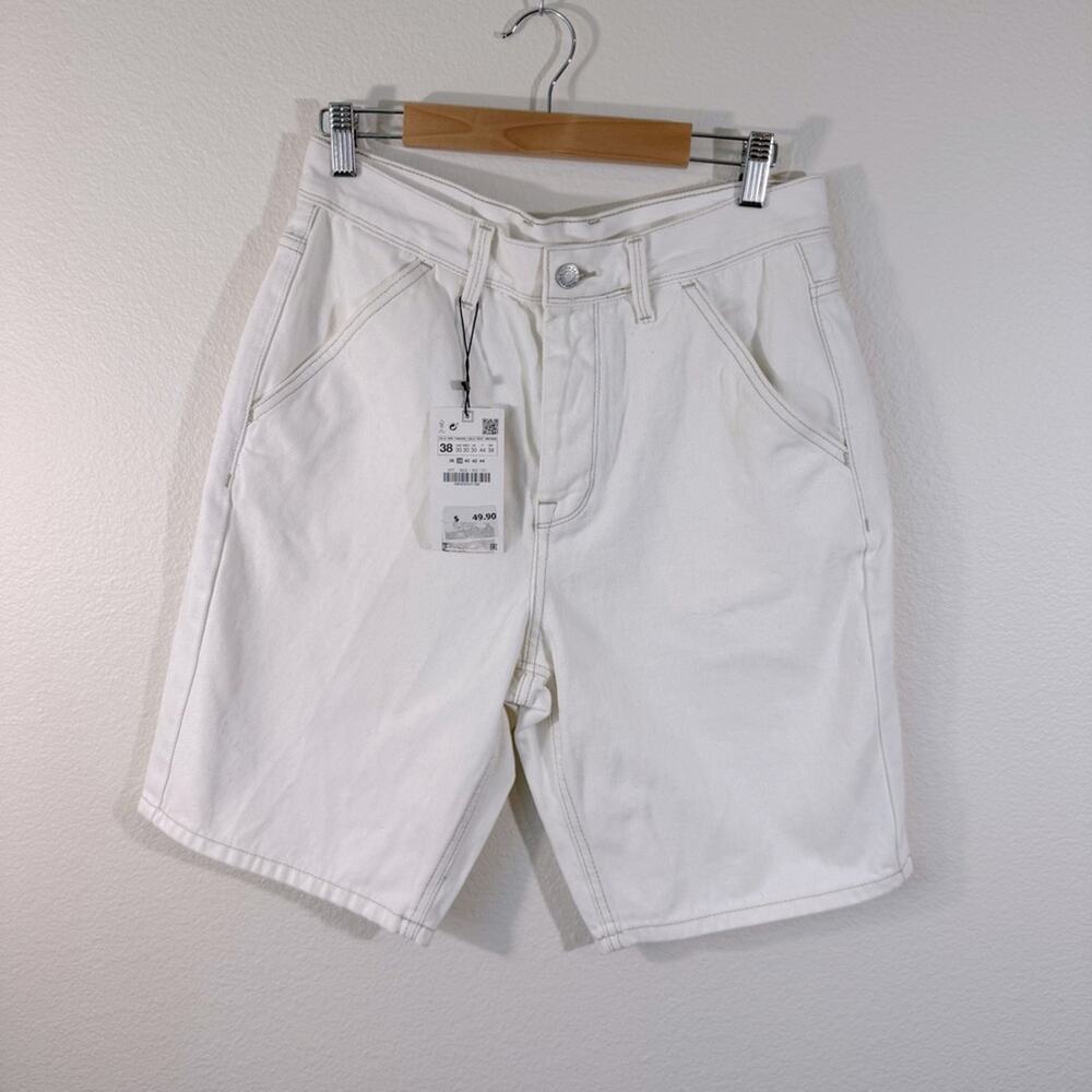 NWT ZARA Denim Long Shorts